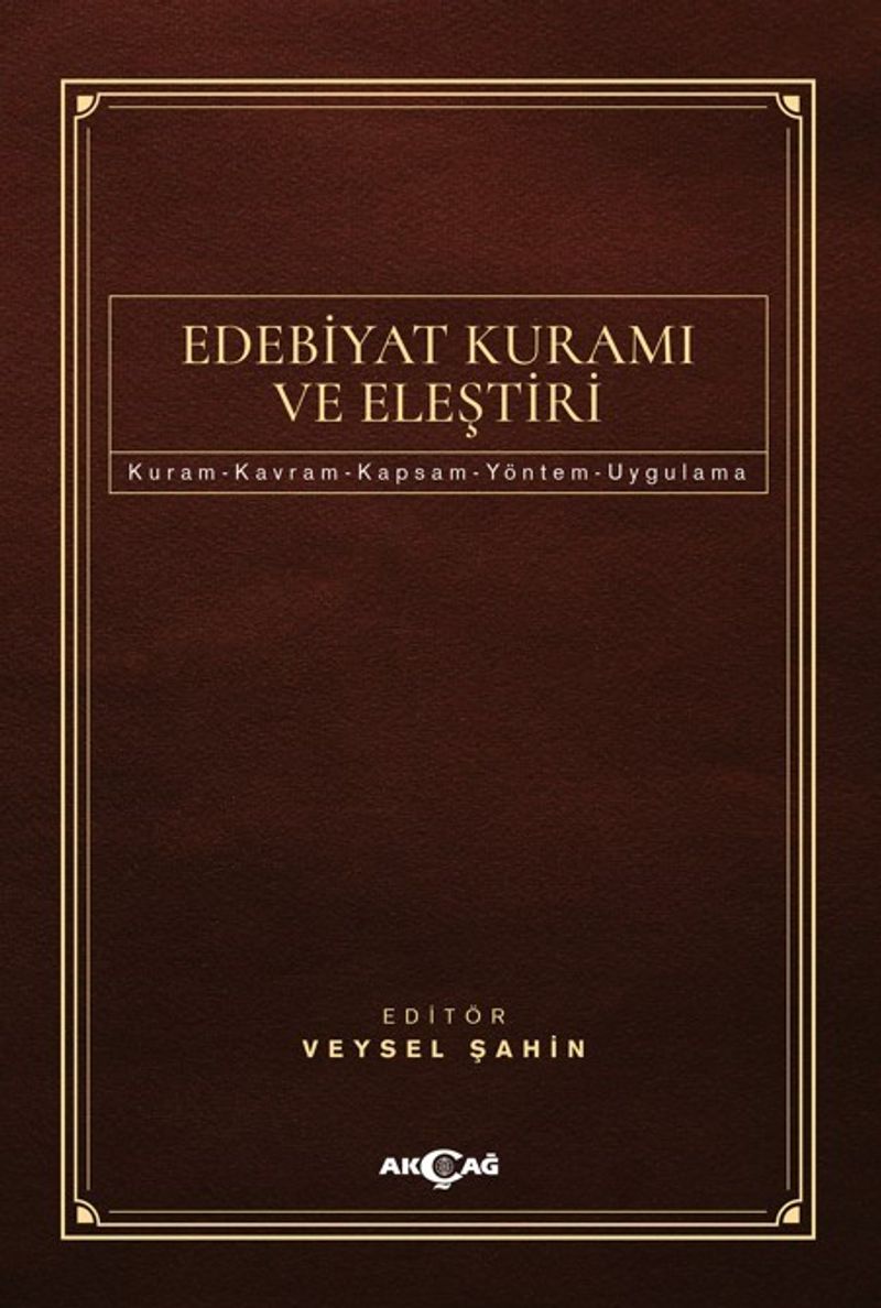 Edebiyat Kuramı ve Eleştiri kitap kapağı