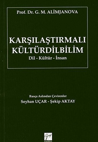 Karşılaştırmalı Kültürdilbilim kitap kapağı
