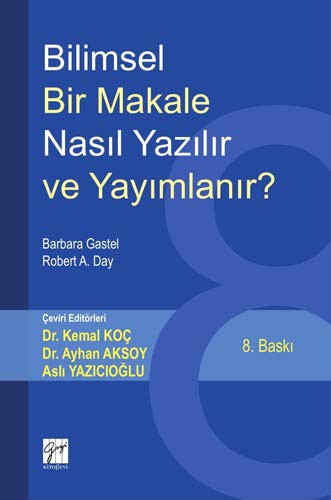 Bilimsel Bir Makale Nasıl Yazılır ve Yayımlanır? kitap kapağı