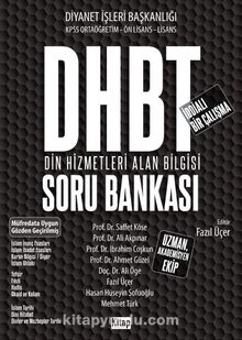 DHBT Din Hizmetleri Alan Bilgisi Soru Bankası kitap kapağı