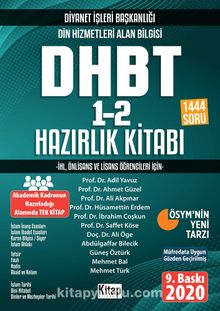 DHBT 1-2 Hazırlık Kitabı İHL ve Önlisans Öğrencileri İçin kitap kapağı