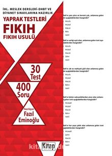 İHL. Meslek Dersleri-DHBT ve Diyanet Sınavlarına Hazırlık Yaprak Testleri Fıkıh-Fıkıh Usulü kitap kapağı