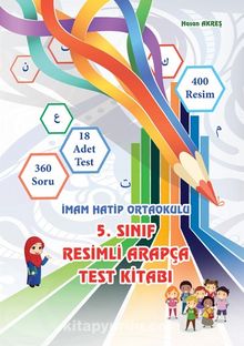 5. Sınıf Resimli Arapça Test Kitabı kitap kapağı