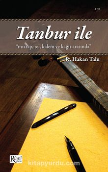 Tanbur ile kitap kapağı