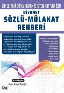 Diyanet Sözlü Mülakat Rehberi kitap kapağı