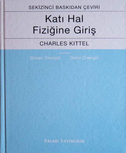 Katı Hal Fiziğine Giriş kitap kapağı