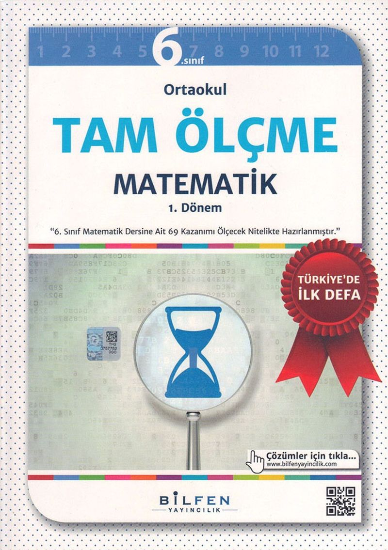 6. Sınıf Ortaokul Tam Ölçme Matematik kitap kapağı