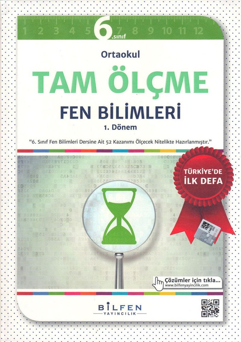 6. Sınıf Ortaokul Tam Ölçme Fen Bilimleri kitap kapağı