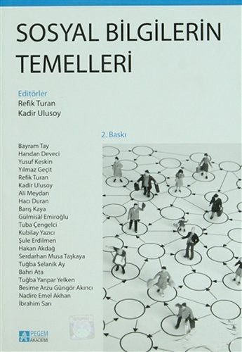 Sosyal Bilgilerin Temelleri (Editör:Refik Turan) kitap kapağı