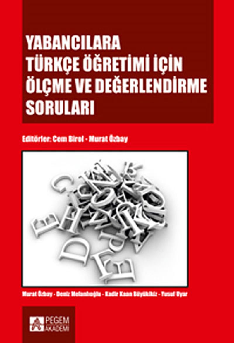 Yabancılara Türkçe Öğretimi İçin Ölçme ve Değerlendirme Soruları kitap kapağı