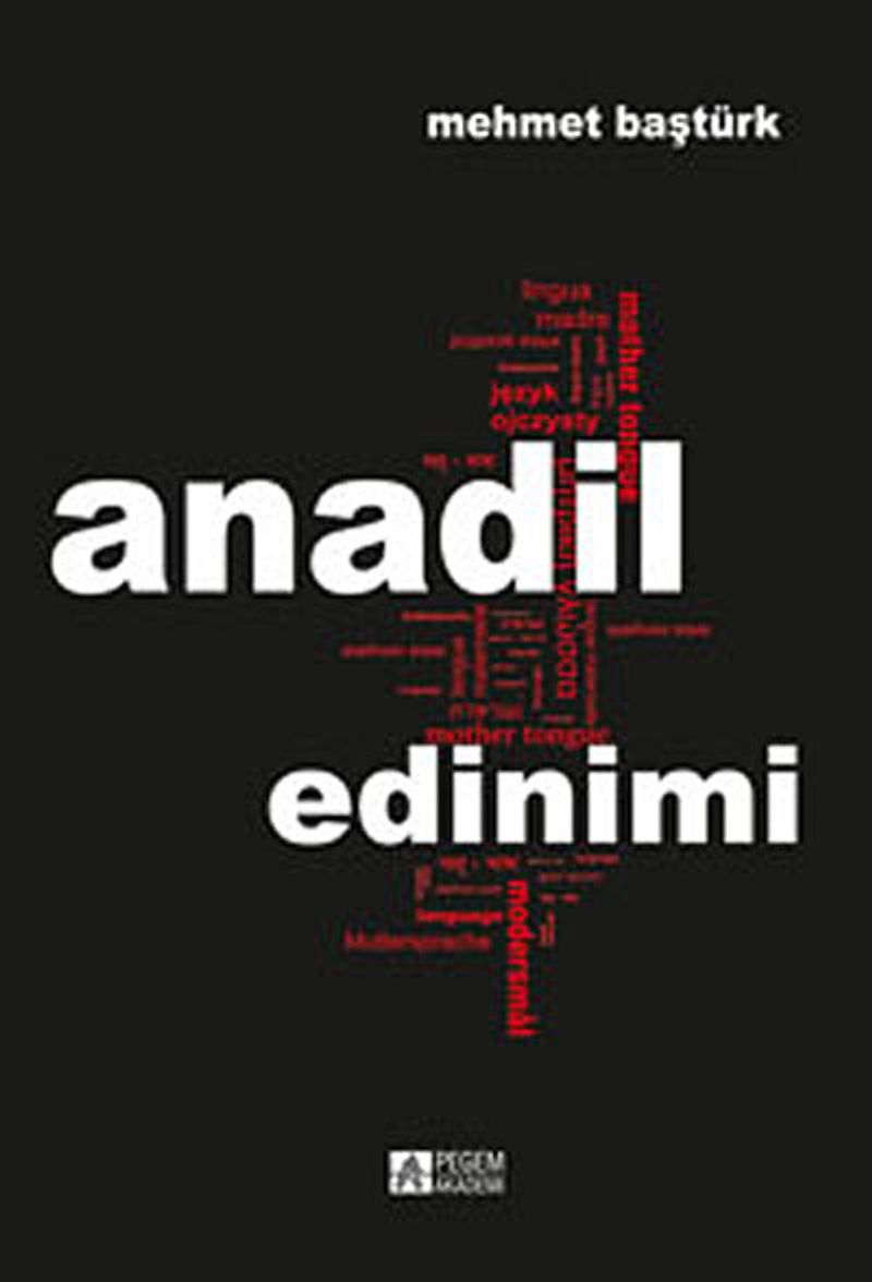 Anadil Edinimi kitap kapağı