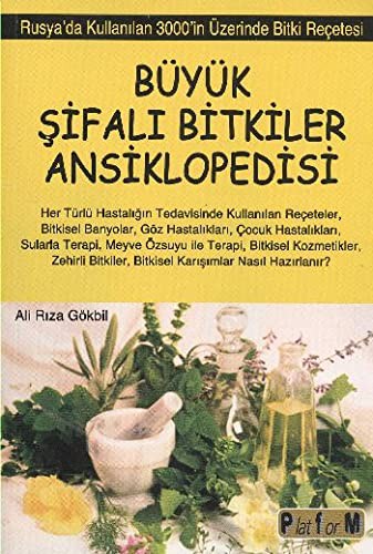 Büyük Şifalı Bitkiler Ansiklopedisi (Kitap Kağıdı) & Rusya'da Kullanılan 3000'in Üzerinde Bitki Reçetesi kitap kapağı