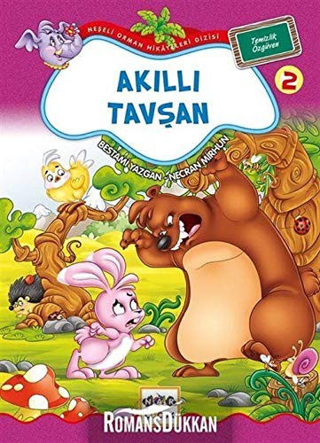 Akıllı Tavşan / Neşeli Orman Hikayeleri (Büyük Boy) kitap kapağı