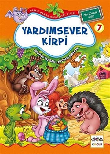 Yardımsever Kirpi / Neşeli Orman Hikayeleri (Büyük Boy) kitap kapağı