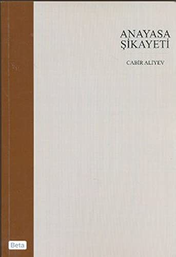 Anayasa Şikayeti kitap kapağı