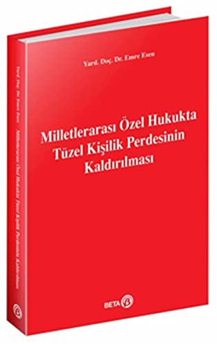 Milletlerarası Özel Hukukta Tüzel Kişilik Perdesinin Kaldırılması kitap kapağı
