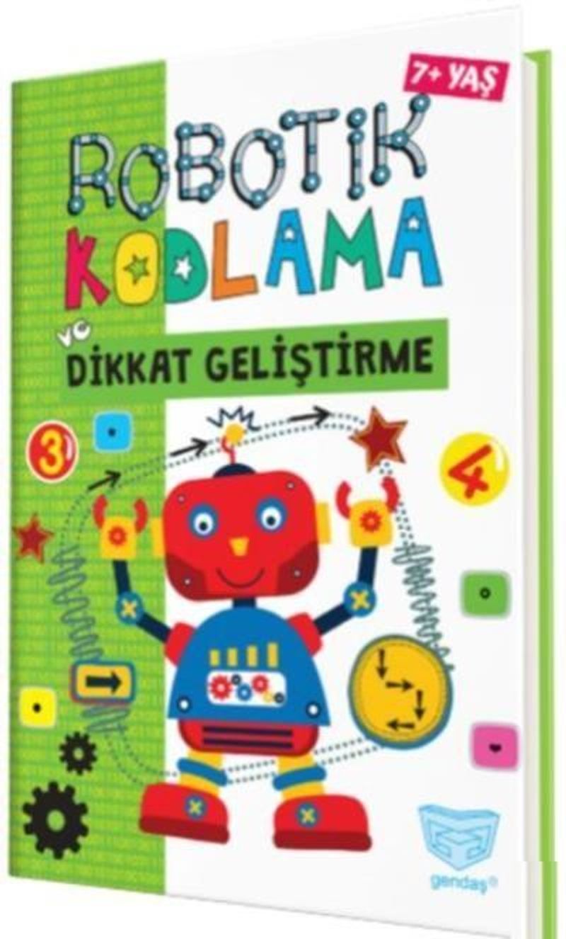 Robotik Kodlama ve Dikkat Geliştirme (7+ Yaş) kitap kapağı