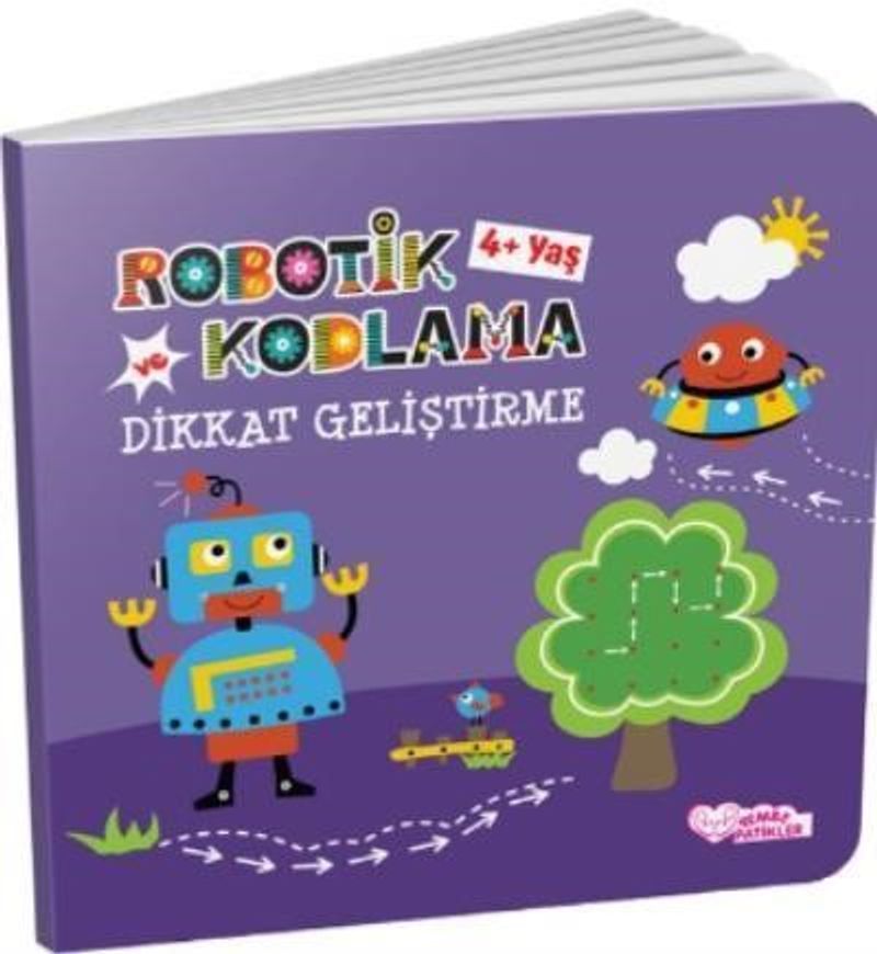 Robotik Kodlama ve Dikkat Geliştirme (4 Yaş) kitap kapağı