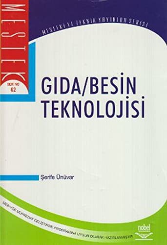 Gıda - Besin Teknolojisi kitap kapağı