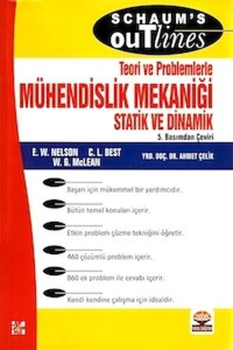 Teori Problemlerle Mühendislik Mekaniği Statik ve Dinamik kitap kapağı