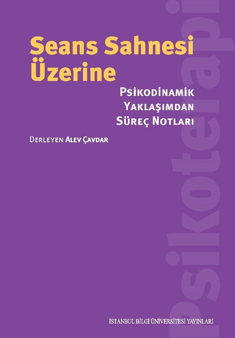 Seans Sahnesi Üzerine Psikodinamik Yaklaşımdan Süreç Notları kitap kapağı
