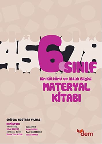 6. Sınıf Din Kültürü ve Ahlak Bilgisi Materyal Kitabı kitap kapağı
