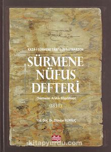 Sürmene Nüfus Defteri & Sürmene - Araklı- Köprübaşı 1834 (20-F-24) kitap kapağı