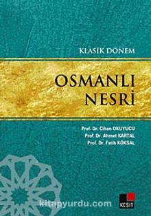 Klasik Dönem Osmanlı Nesri kitap kapağı