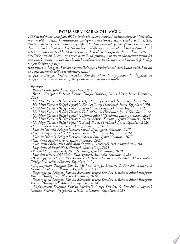 KUR'ANI ANLAYARAK OKUMA REHBERİ-2 kitap kapağı