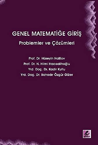 Genel Matematiğe Giriş kitap kapağı