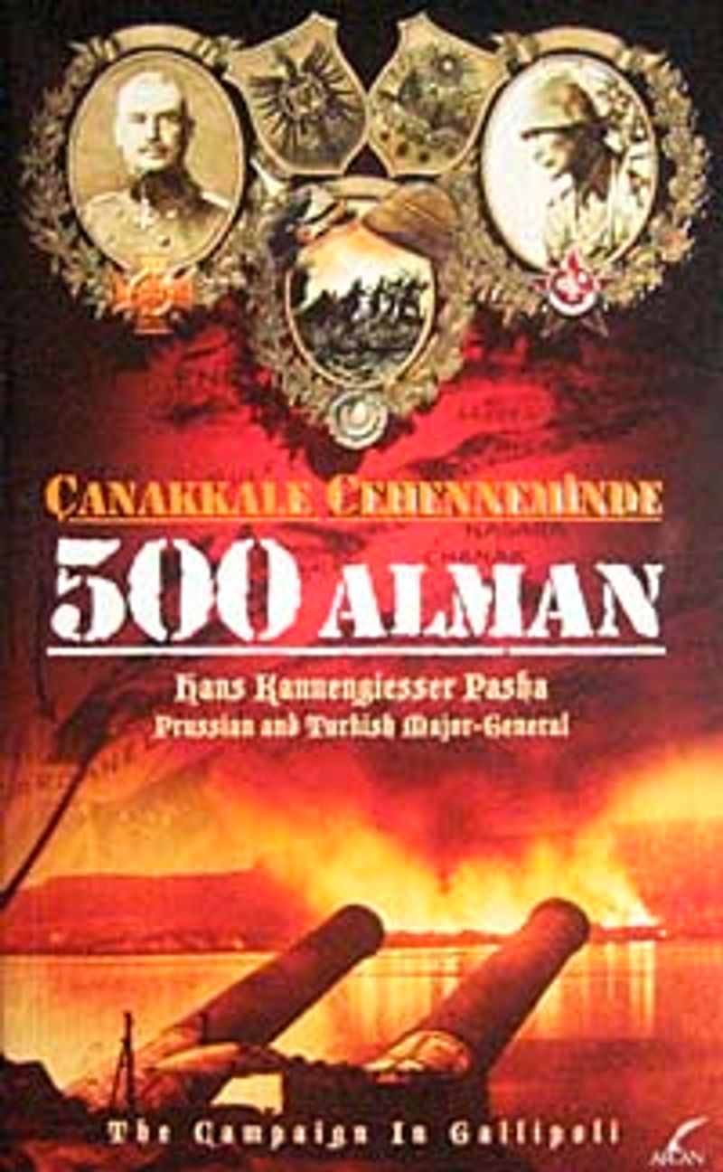 Çanakkale Cehenneminde 500 Alman kitap kapağı