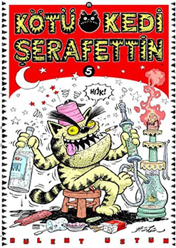 Kötü Kedi Şerafettin 5 kitap kapağı