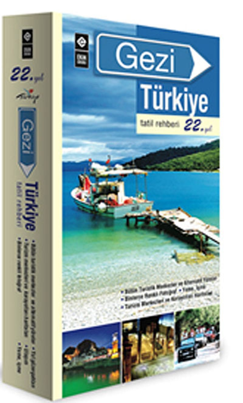 Gezi - Türkiye Tatil Rehberi 2013 kitap kapağı
