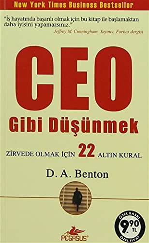 CEO Gibi Düşünmek Zirvede Olmak İçin 22 Nitelik (Cep Boy) kitap kapağı