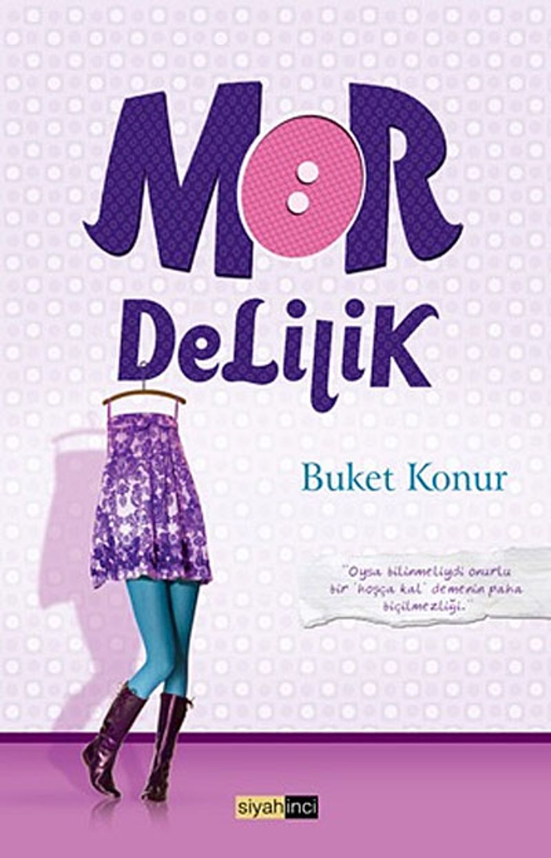 Mor Delilik kitap kapağı