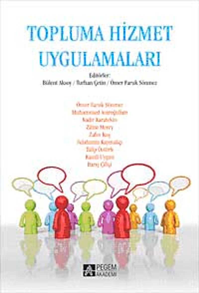Topluma Hizmet Uygulamaları / Bülent Aksoy kitap kapağı