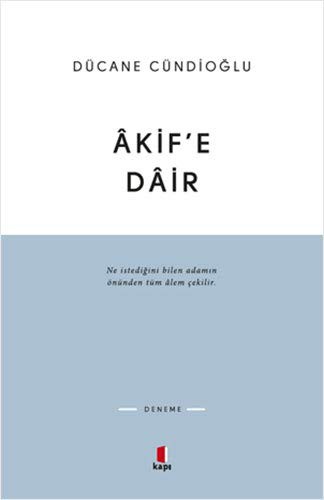 Akif'e Dair kitap kapağı