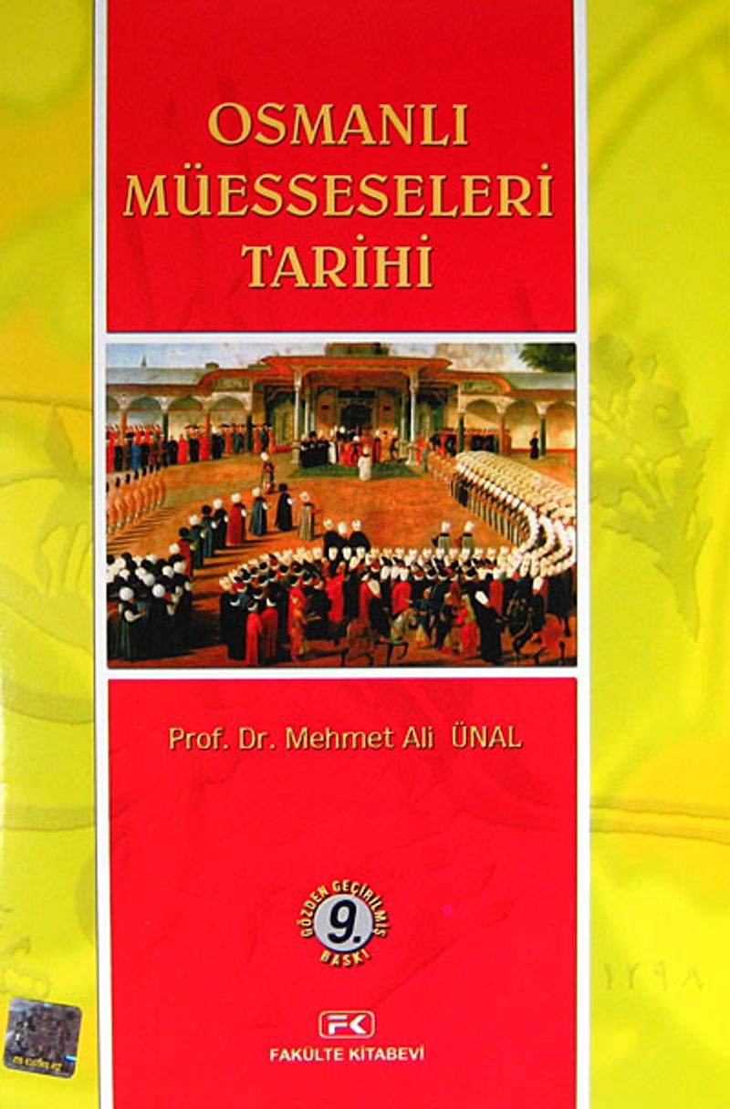 Osmanlı Müesseseleri Tarihi kitap kapağı
