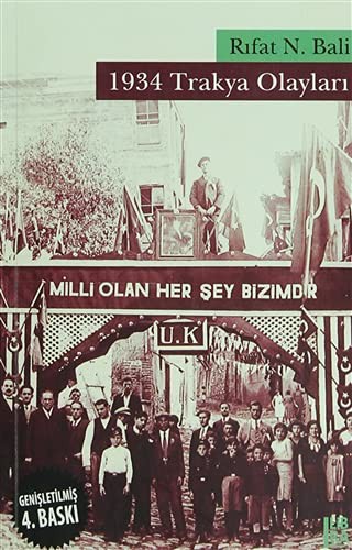 1934 Trakya Olayları kitap kapağı