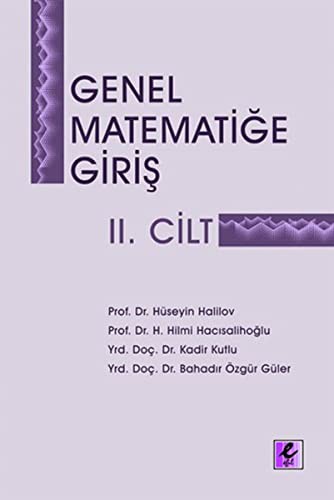 Genel Matematiğe Giriş 2. Cilt kitap kapağı