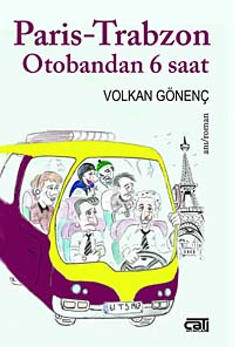 Paris-Trabzon Otabandan 6 Saat kitap kapağı