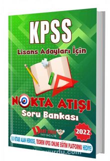 2022 KPSS Lisans Nokta Atışı Soru Bankası kitap kapağı