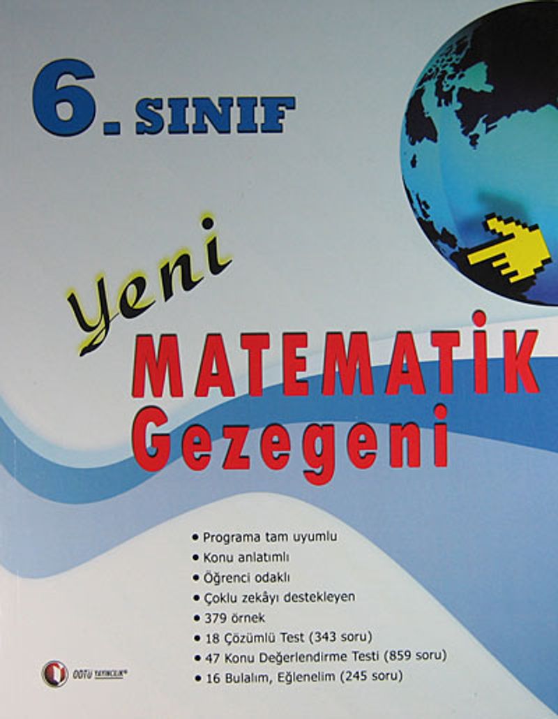 Matematik Gezegeni 6. Sınıf (Tek Kitap) / Orhan Bilen kitap kapağı