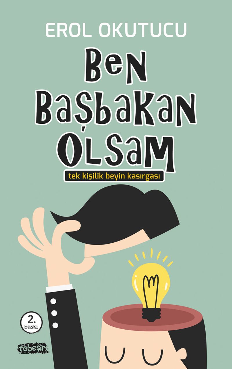 Ben Başbakan Olsam Tek Kişilik Beyin Kasırgası kitap kapağı