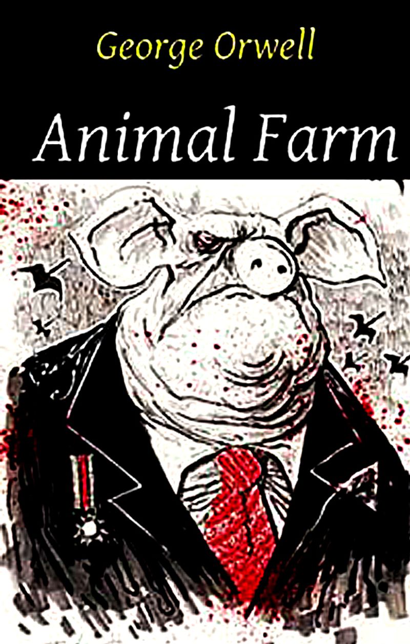 Animal Farm cep boy kitap kapağı