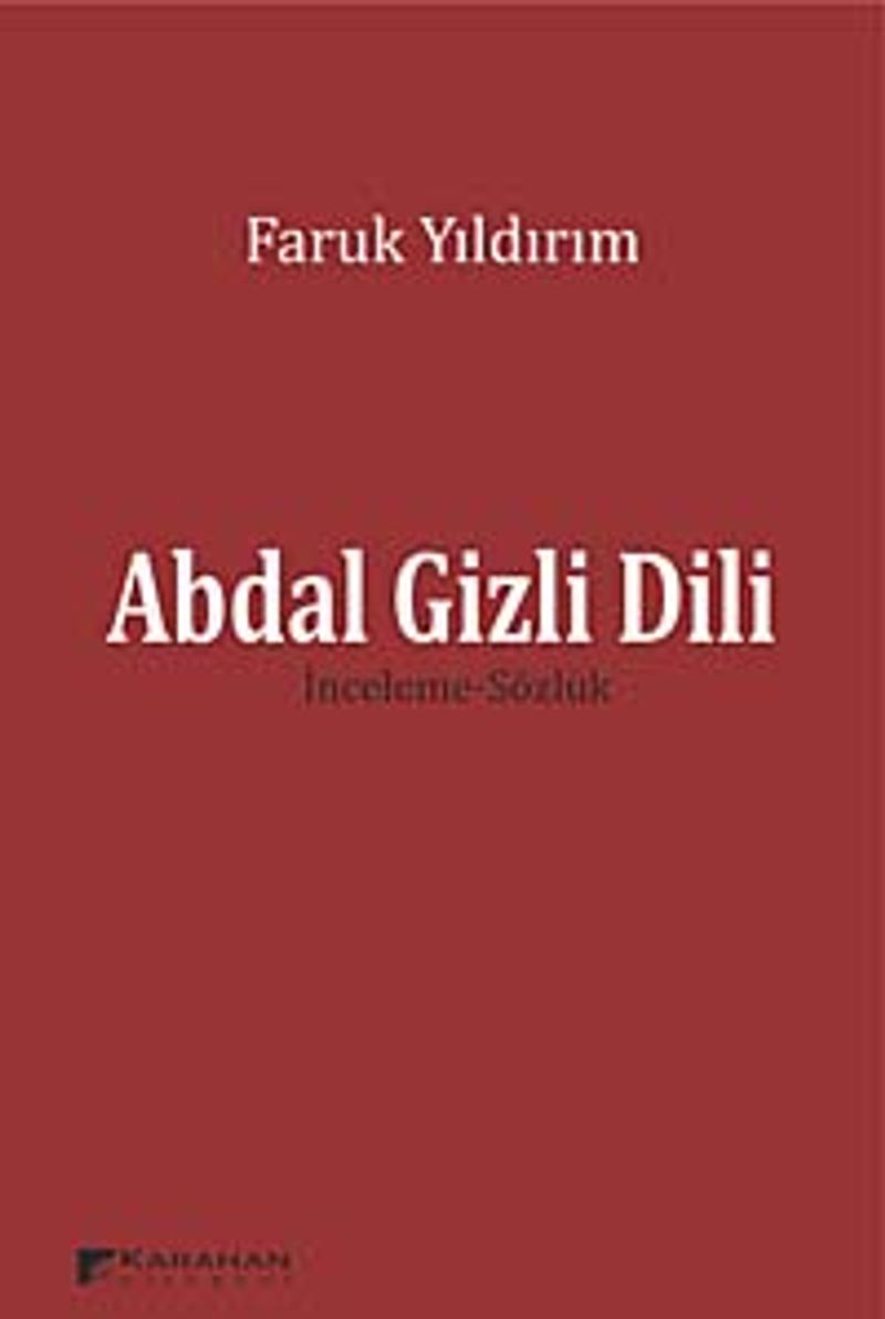 Abdal Gizli Dili kitap kapağı