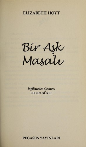 Bir Aşk Masalı kitap kapağı