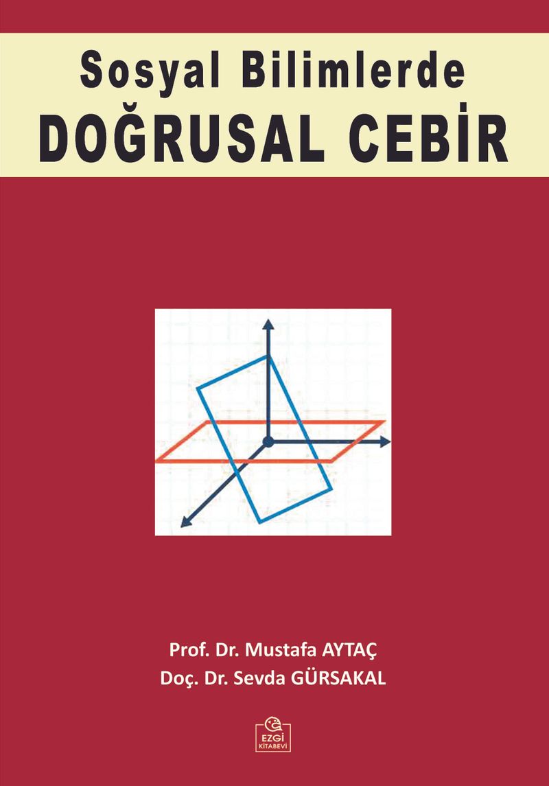 Sosyal Bilimlerde Doğrusal Cebir kitap kapağı