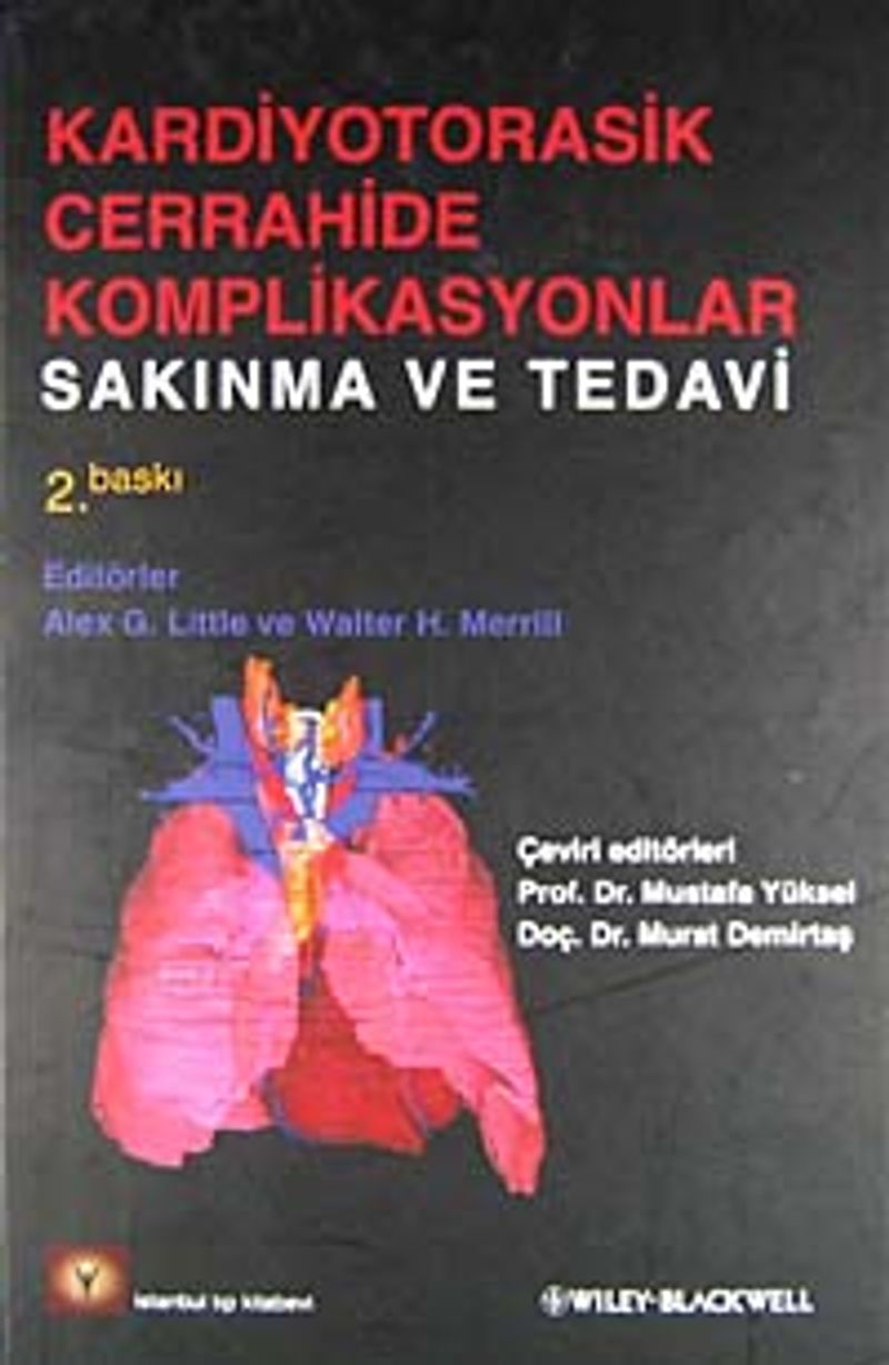 Kardiyotorasik Cerrahide Komplikasyonlar Sakınma ve Tedavi kitap kapağı
