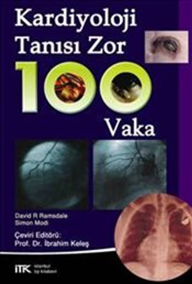 Kardiyoloji Tanısı Zor 100 Vaka kitap kapağı